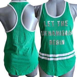 Victoria’s Secret Pink Bling Sequin Tee Let The Shenanigans Size S/P